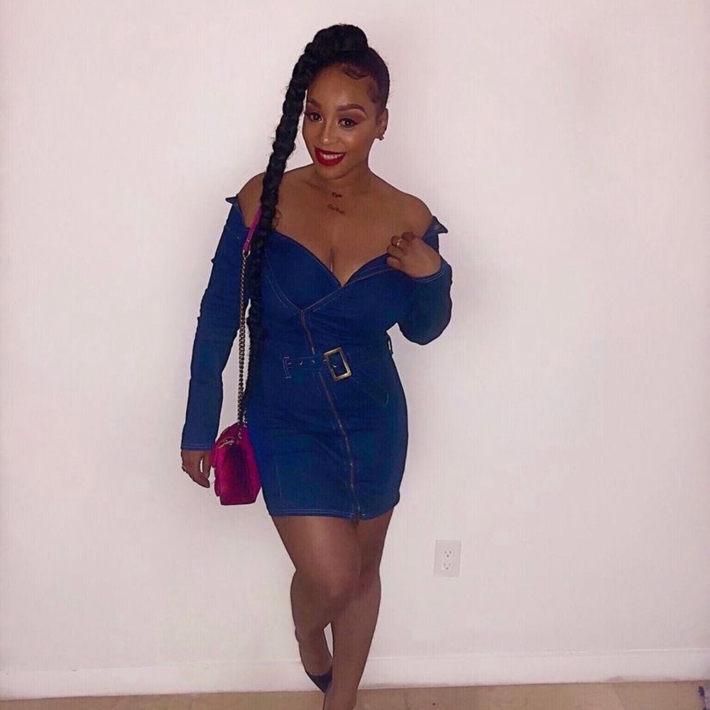 Fashion Nova Denim Dress